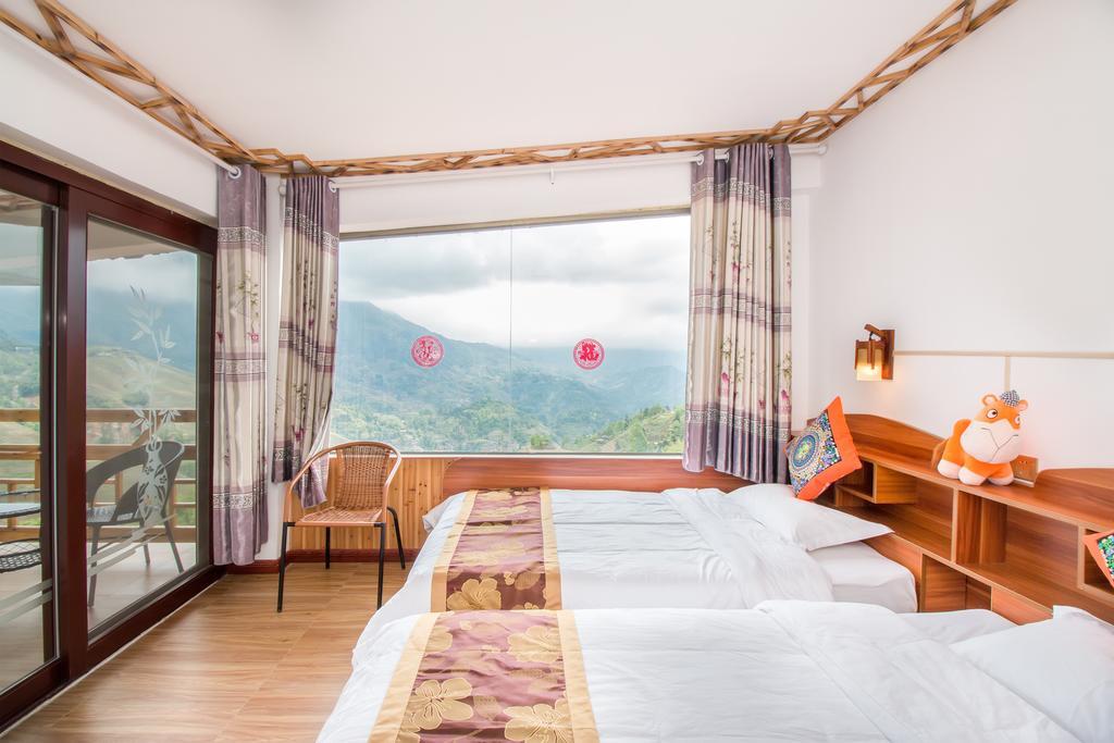 Longji Rice Terraces Green View Guesthouse Longsheng Exterior photo