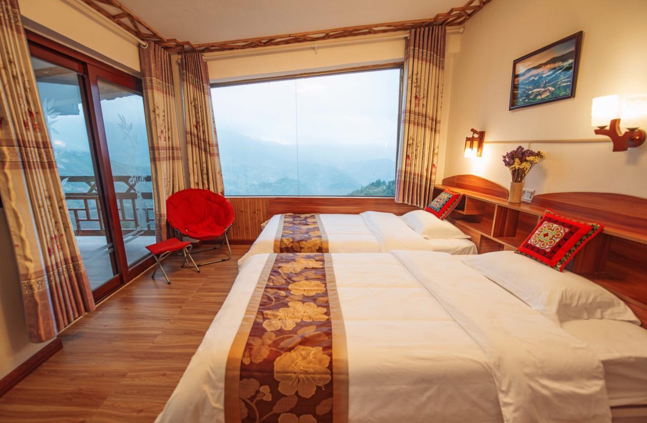Longji Rice Terraces Green View Guesthouse Longsheng Exterior photo