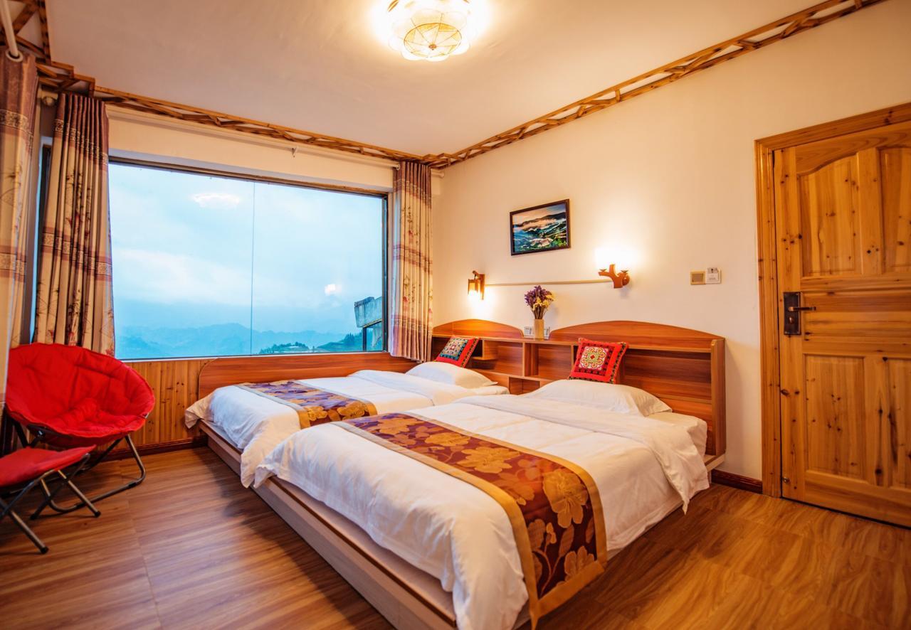 Longji Rice Terraces Green View Guesthouse Longsheng Exterior photo