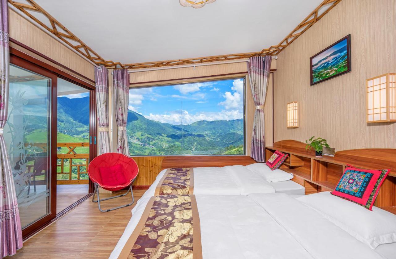 Longji Rice Terraces Green View Guesthouse Longsheng Exterior photo