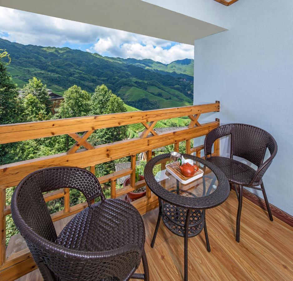 Longji Rice Terraces Green View Guesthouse Longsheng Exterior photo