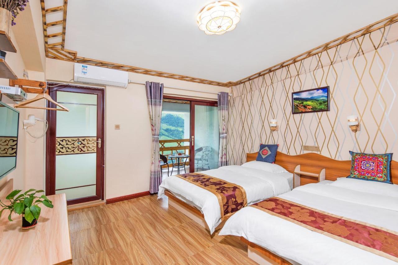 Longji Rice Terraces Green View Guesthouse Longsheng Exterior photo