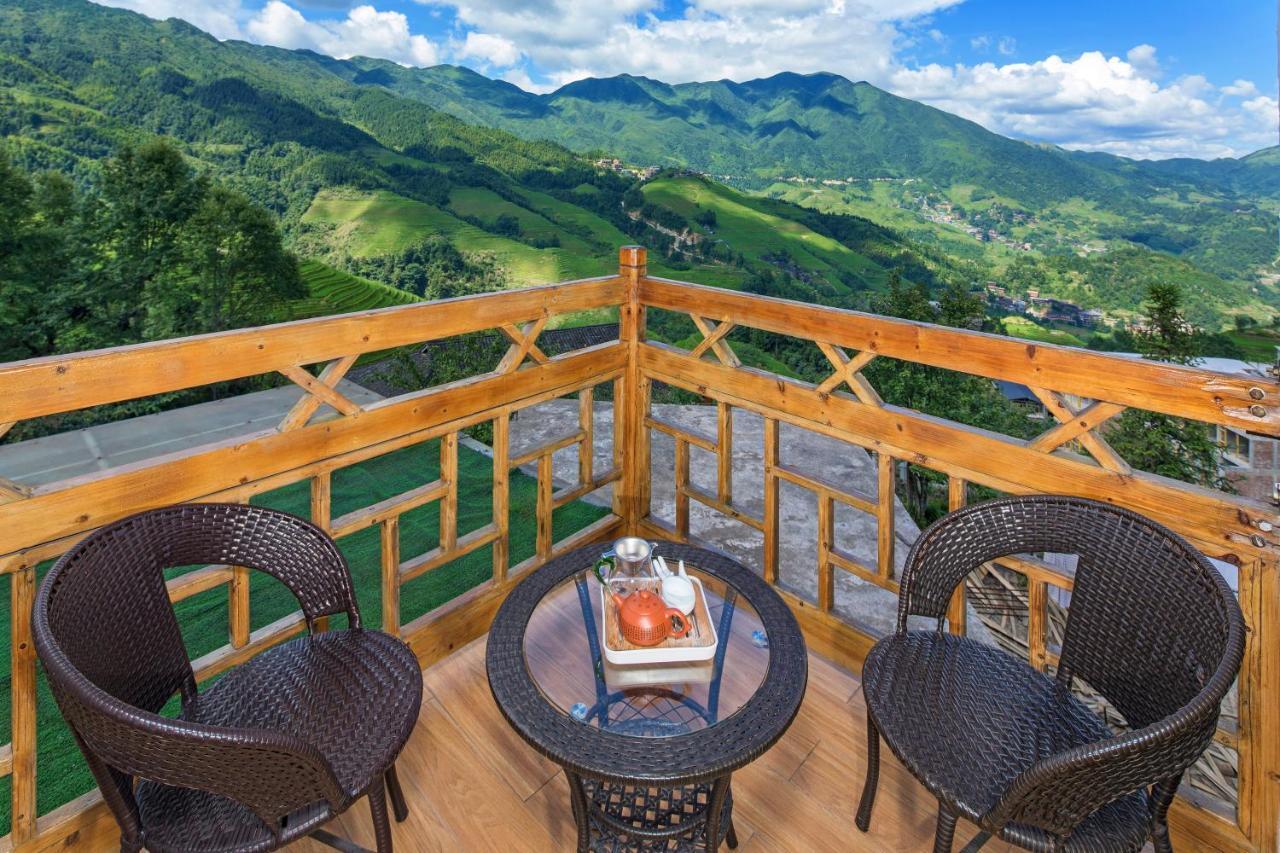 Longji Rice Terraces Green View Guesthouse Longsheng Exterior photo