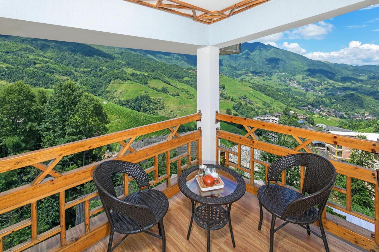 Longji Rice Terraces Green View Guesthouse Longsheng Exterior photo