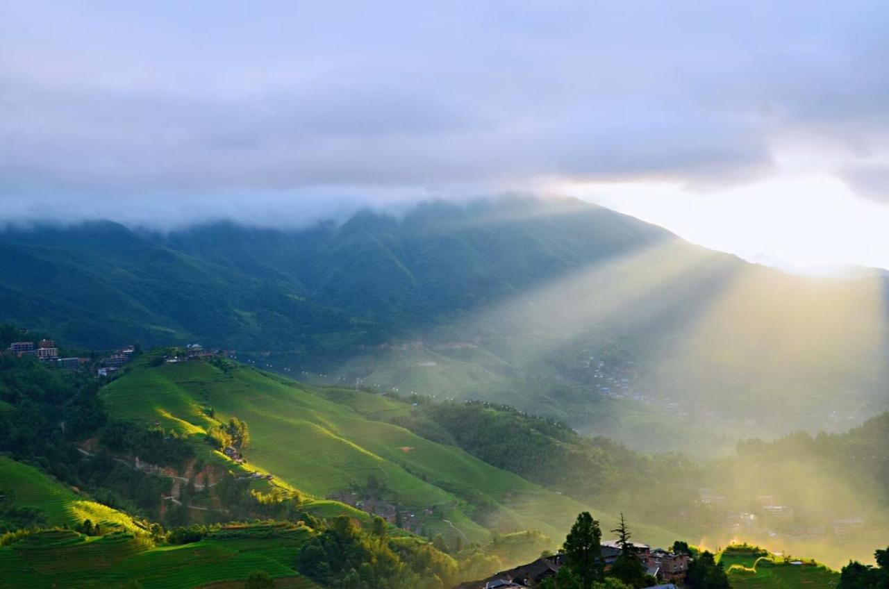 Longji Rice Terraces Green View Guesthouse Longsheng Exterior photo